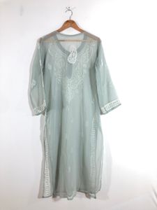 Grey Embroided Kurta(Women’s)