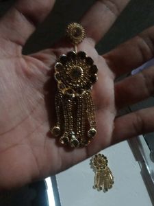 Golden Stone Earrings.