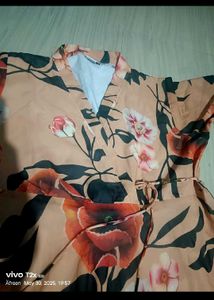 Floral Wrap Maxi Dress