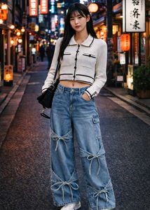 Stylish Cropped Knit Cardigan