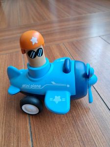 55)Toy Airplane with Pilot &amp; Candy Flower