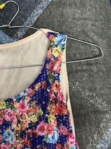 Floral Sequins Top