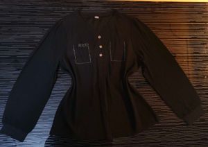 Elegant Black Long Sleeve Top