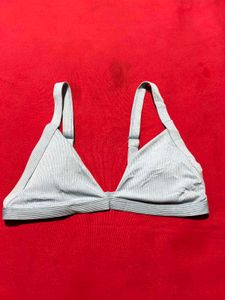 SHEIN Light Blue Padded Bra – L size