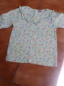 Cute Floral Top for 3-4 years old