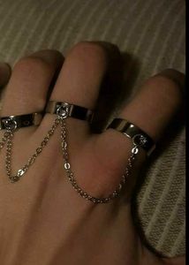 Gothic Chain Link Rings
