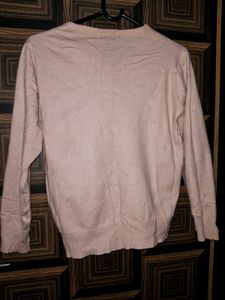 Blush Pink Layered Look Sweater