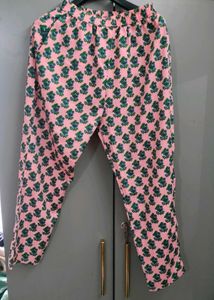 Floral Print Pink Ethnic Kurta