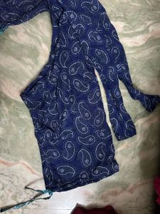 Paisley Print Dress &amp; Chudidhar Set