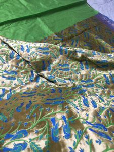 Banarasi Golden 🦜 Pattern Saree ❤‍🔥❤‍🔥❤‍🔥