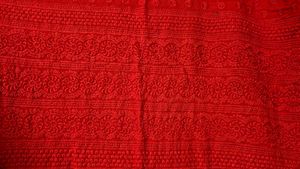Red Embroidery Kurta