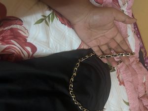 Newme Little Black Dress with Chain Detail