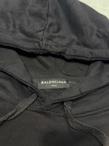Balenciaga Hand Painted Black Hoodie