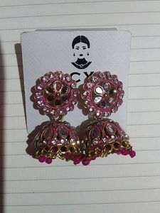MIRROR WORK JHUMKA
