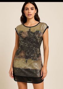 River Island Sequin Embellished Top