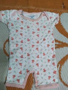 Cute Bunny Print Romper