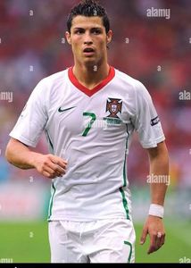 PORTUGAL 2008 euro away RONALDO FOOTBALL JERSEY
