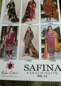 Safina Karachi Suits Vol-13