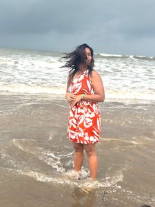 Floral Print Mini Dress