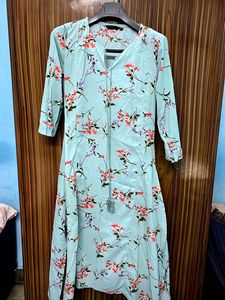 Floral Print Kurta