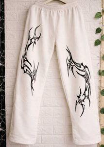 White Tribal Sweatpants