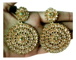 Golden Diamond Earrings