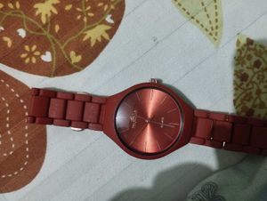 Brick Red Matte Finish  Women's Watch