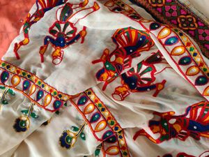 Fulkati Patli Pallu Indian Saree With Blouse