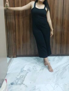 Black Spaghetti Strap Jumpsuit