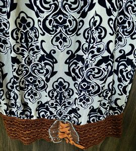 Patterned Sleeveless Top
