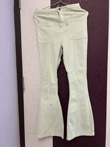 Freakins Bootcut Light Green Pants