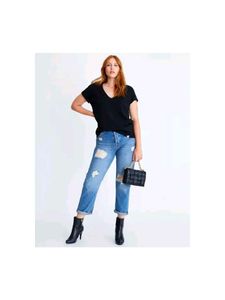 Black V-Neck T-Shirt