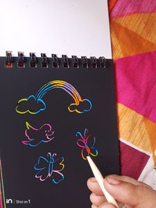 Colourful Scratch Pad For Kids Set Of 2