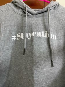 Mast &amp; Harbour Women Typography Hooded Sweatshirt