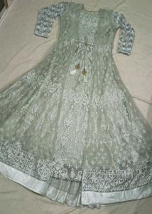 Heavy Gawn With Shrug &amp; Dupatta