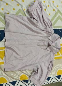 Lavender Puff Sleeve Top
