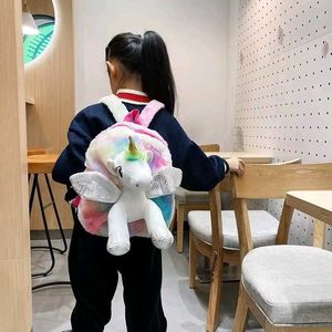 Adorable Unicorn Plush Backpack