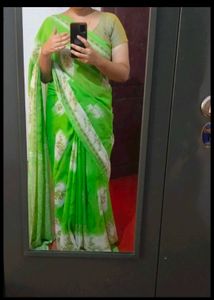 Green 💚 Saree