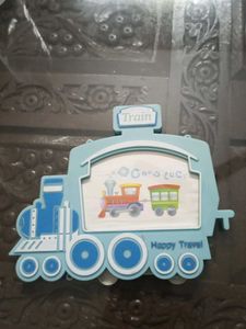 Train Shaped Photo Frame Showpiece