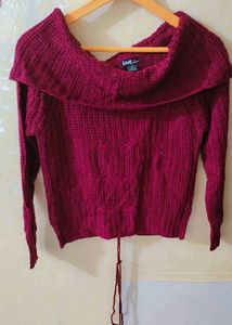 Maroon Color Pullover