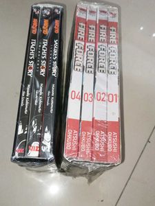 Naruto &amp; Fire Force Manga Sets