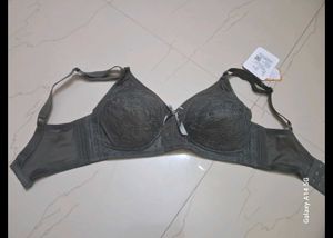 Elegant Grey Bra