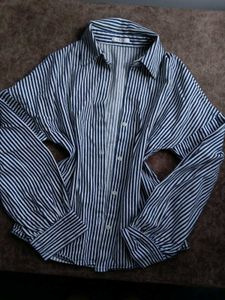 Stripped Blue Shirt💙
