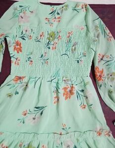 Green Georgette Frock