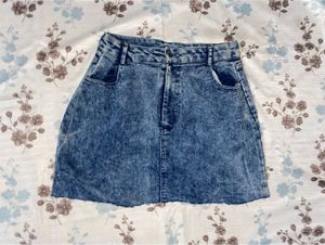 Denim Mini Skirt