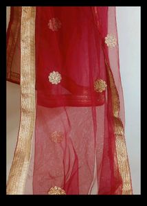 Gold &amp; Beige Lehenga Choli