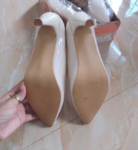 Cream Color heels Bellies