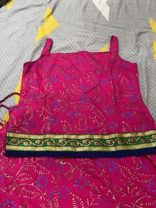Pink Traditional Chaniya Choli Set