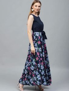 Floral Print Maxi Dress
