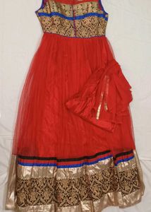 gown type anarkali suit